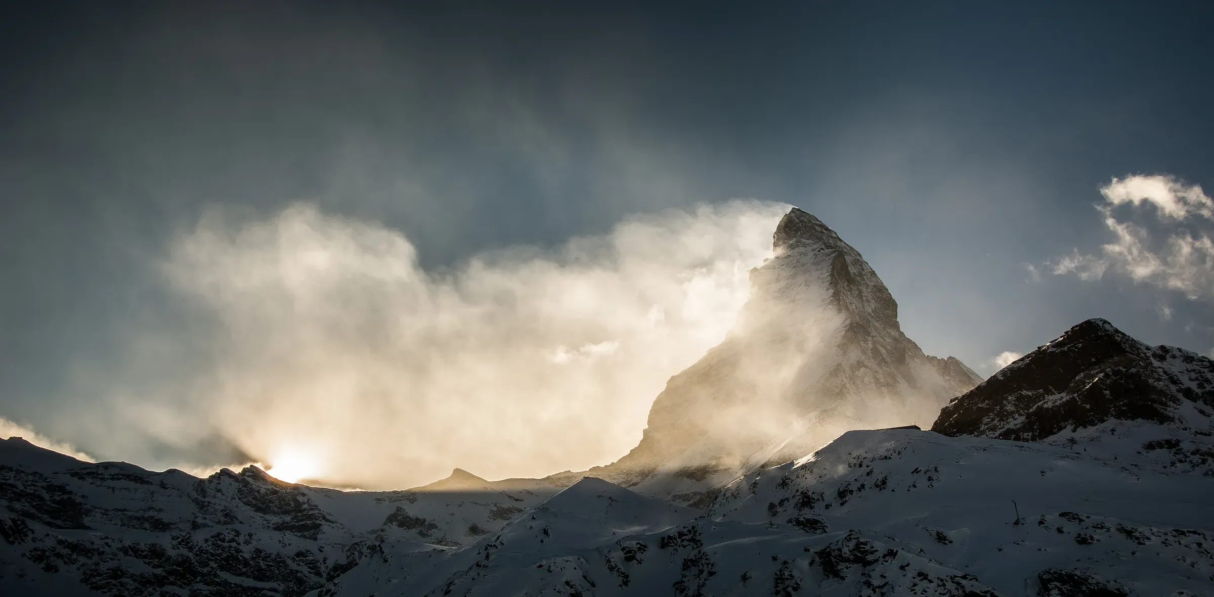 Matterhorn in den Schweizer Alpen